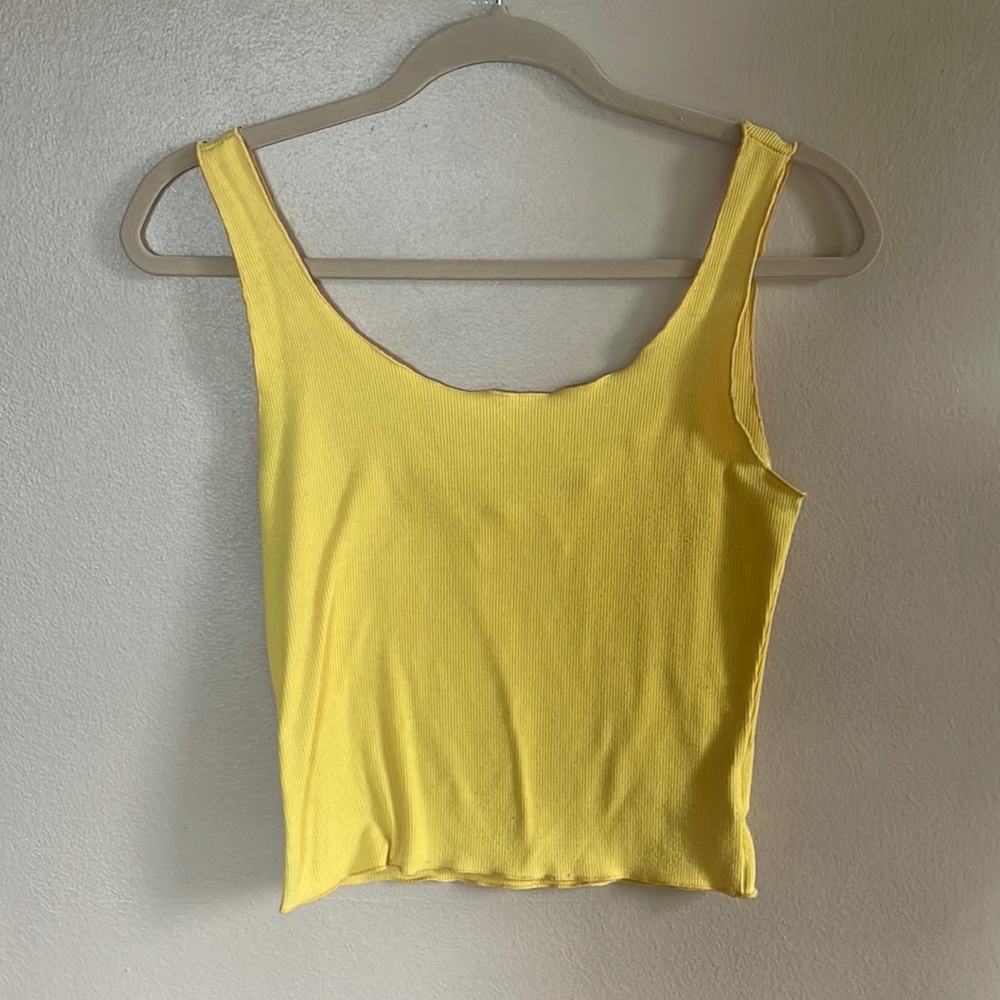 Urban Outfitters yellow tank top Size M